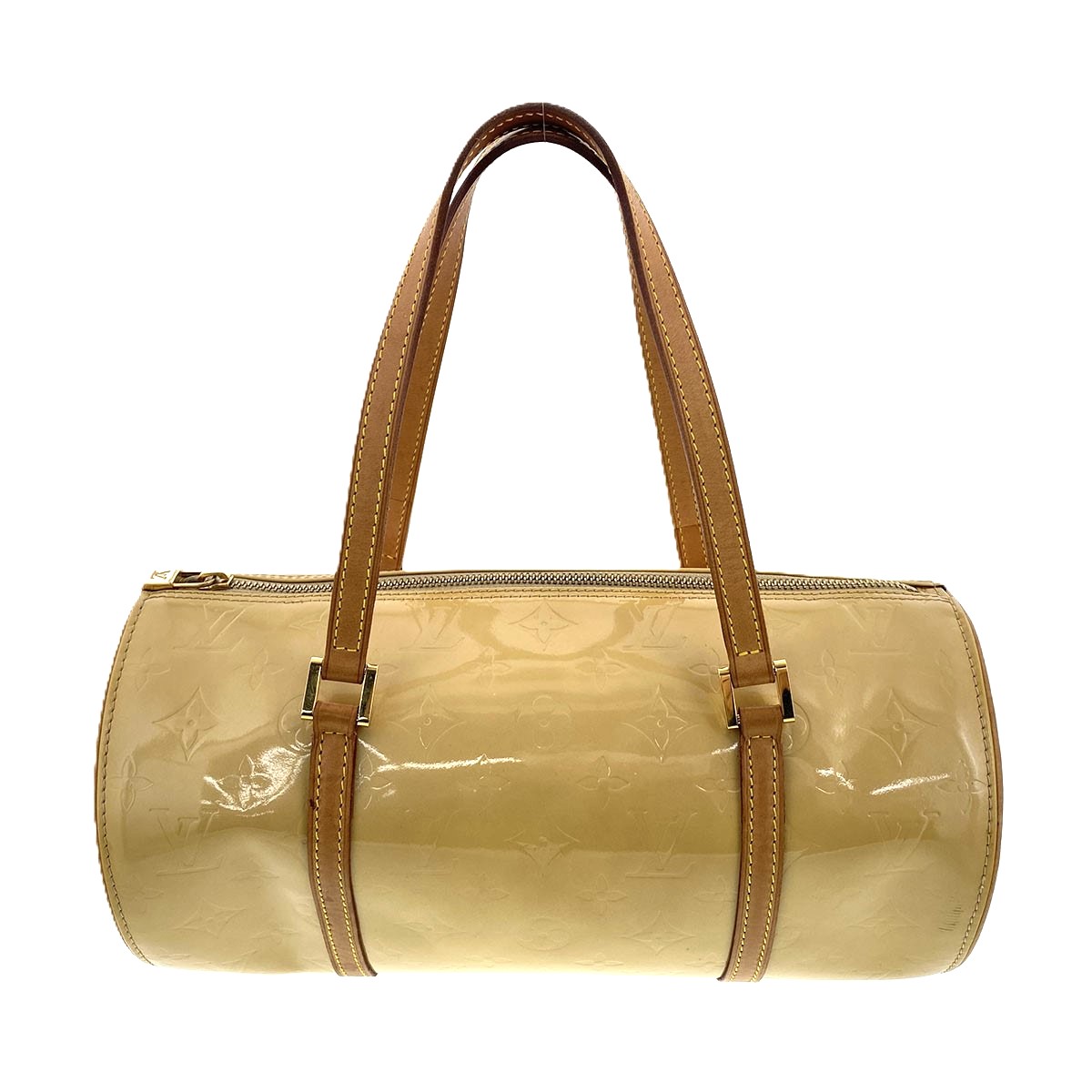 LOUIS VUITTON ルイ・ヴィトン ベッドフォード ボストンバッグ パテント ハンドバッグ M91006 ヴェルニ モノグラムヴェルニ ベージュ レディース【中古】