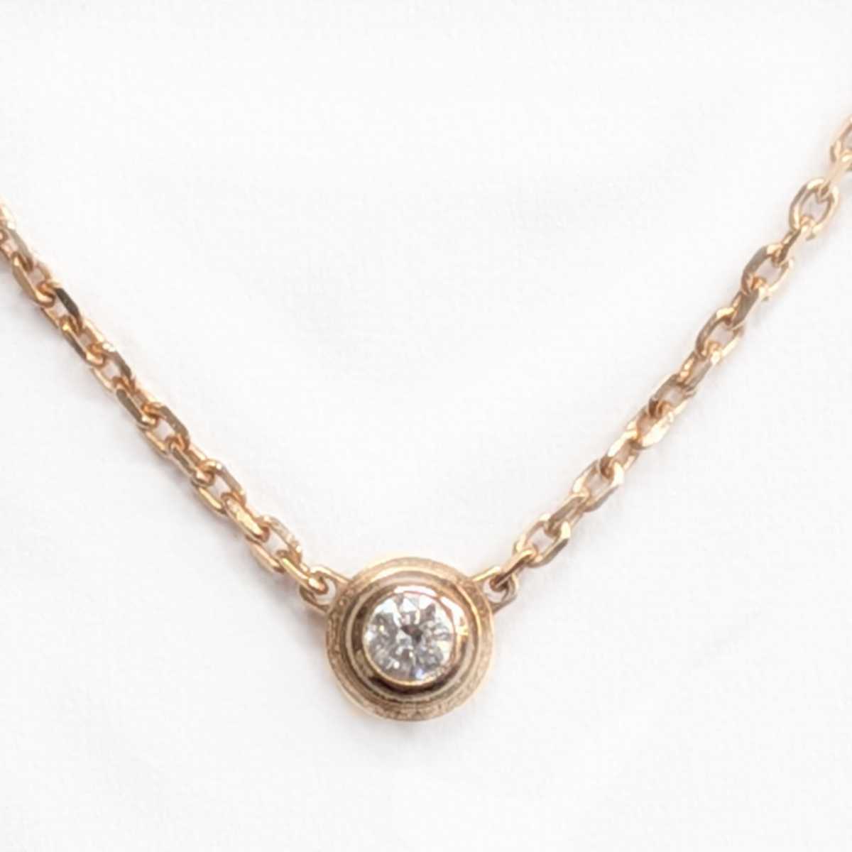 CARTIER カルティエ ダムール ネックレス XS 750PG ネックレス B7224516 XS K18ピンクゴールド ピンクゴールド レディース【中古】