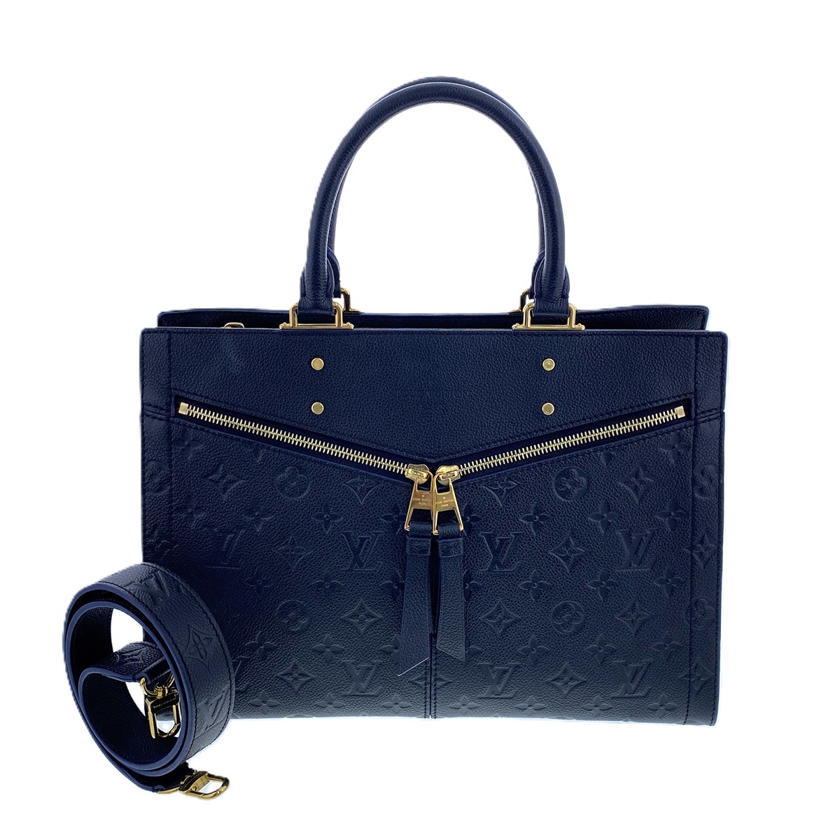 LOUIS VUITTON ルイ・ヴィトン スリーMM ジップド ハンドバック M54273 モノグラムアンプラント 米国海軍 ゴールド金具  レディース【中古】