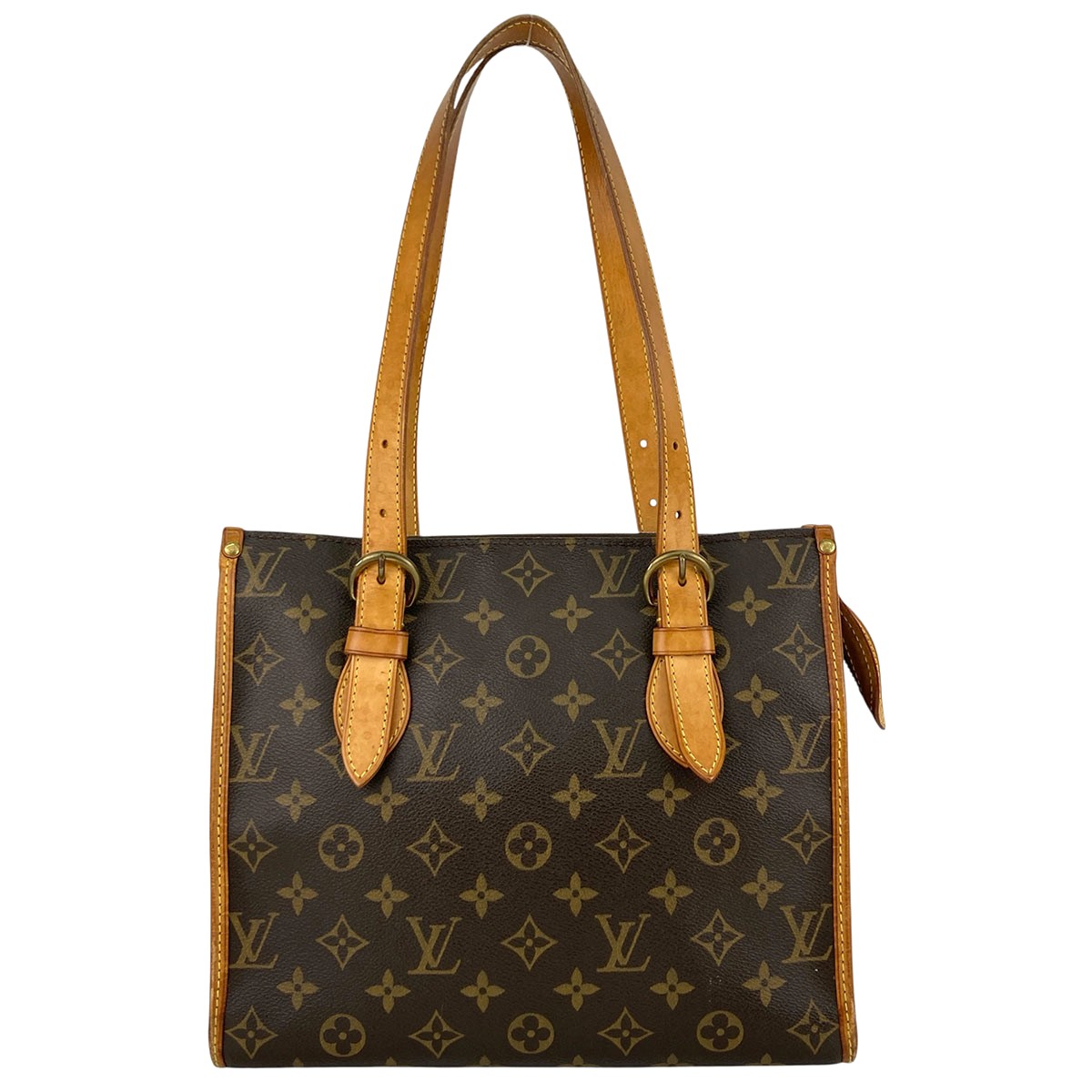 LOUIS VUITTON ルイ・ヴィトン ポパンクール・オ ハンドバッグ トートバッグ M40007 モノグラム ブラウン レディース【中古】 46,800円