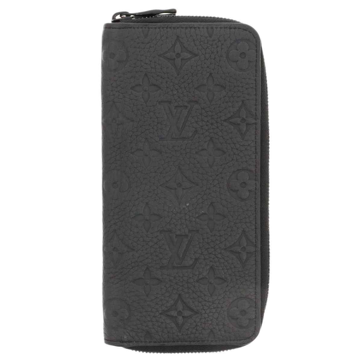 LOUIS VUITTON ルイ・ヴィトン ジッピーウォレット ヴェルティカル 長財布 M69047 モノグラムトリヨン ブラック メンズ【中古】