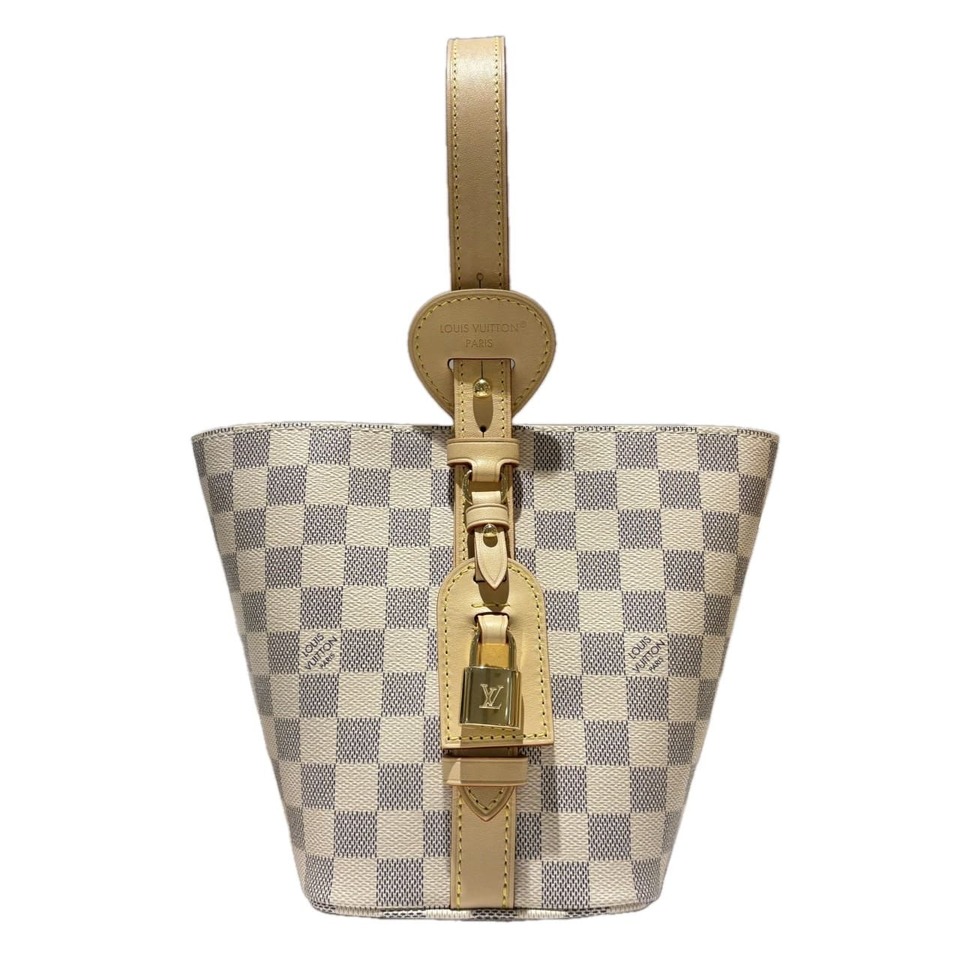 LOUIS VUITTON ルイ・ヴィトン オールはたご屋 BB ショルダーバッグ N40855 ダミエアズールキャンバス 白いこと  レディース【中古】