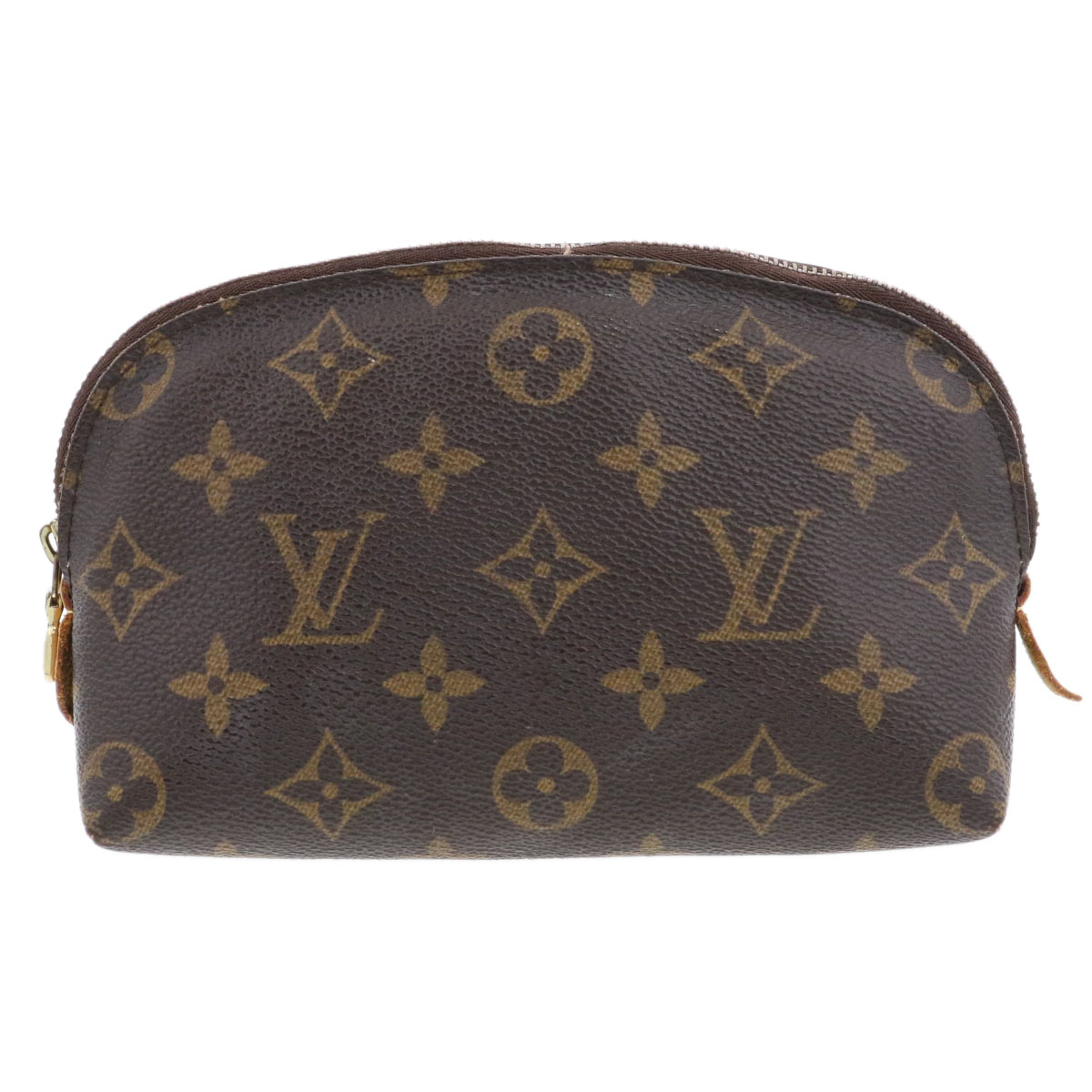 LOUIS VUITTON ルイ・ヴィトン ポシェット コスメティック コスメ 合切袋 M47515 モノグラム 赤銅色  レディース【中古】