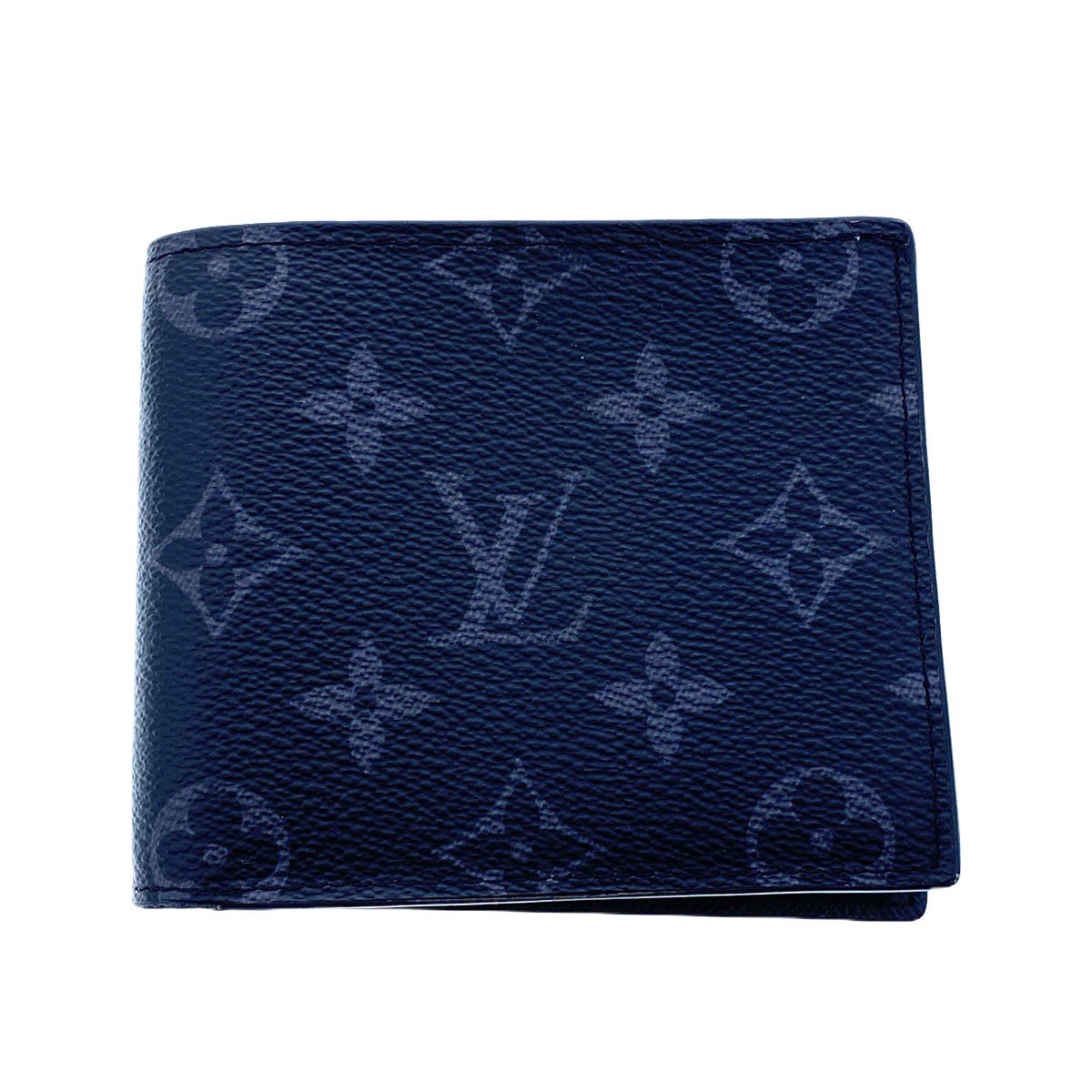 LOUIS VUITTON ルイ・ヴィトン ポルトフォイユ･マルコ NM 二つ折り札入れ M62545 モノグラムエクリプス 黒いこと  メンズ【中古】 バッグ・小物・ブランド雑貨-財布・ケース-メンズ財布