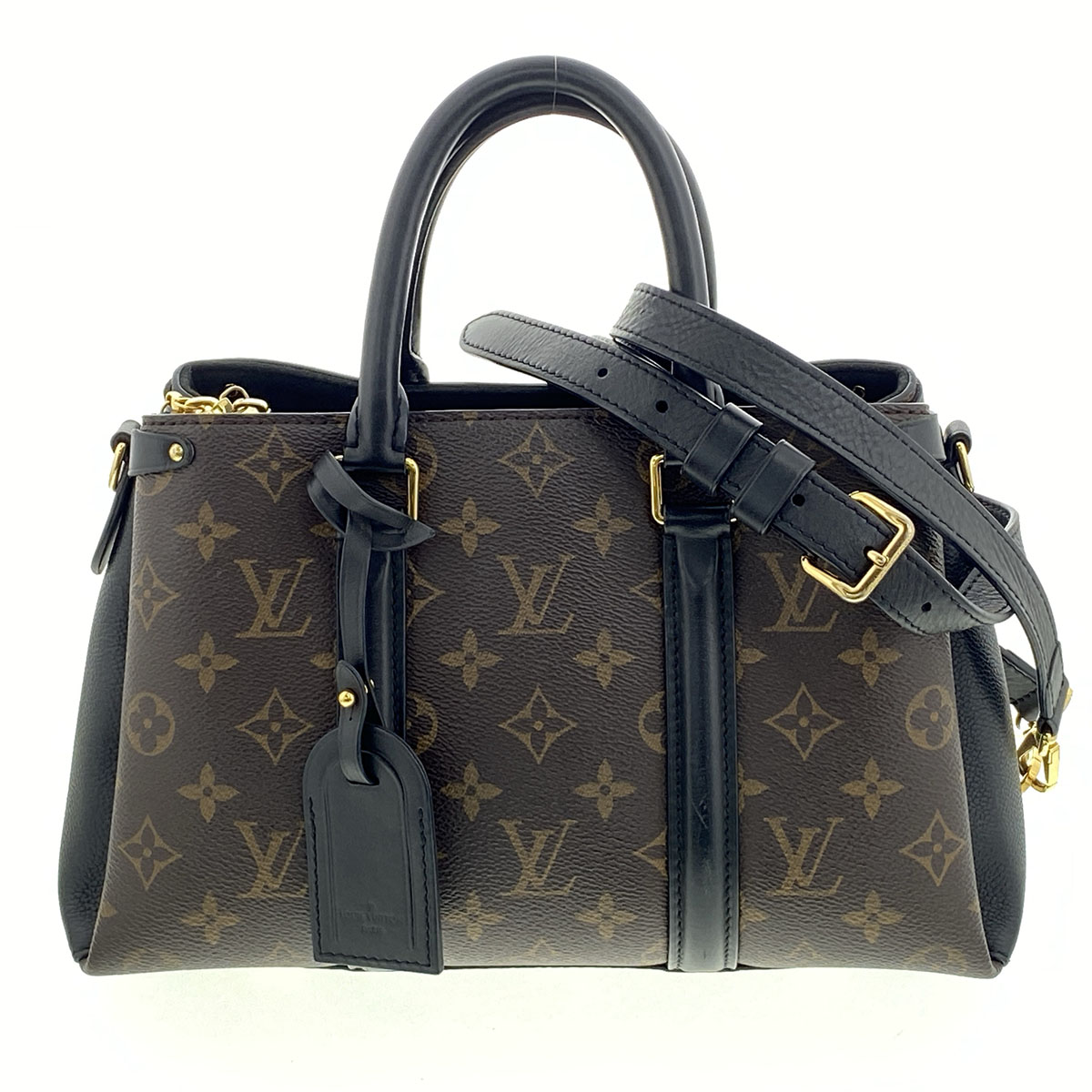 LOUIS VUITTON ルイ・ヴィトン モノグラム 2WAY スフロNV BB ハンドバッグ M44898 ブラック レディース【中古】｜PAWNSHOP　ＲｉＺ
