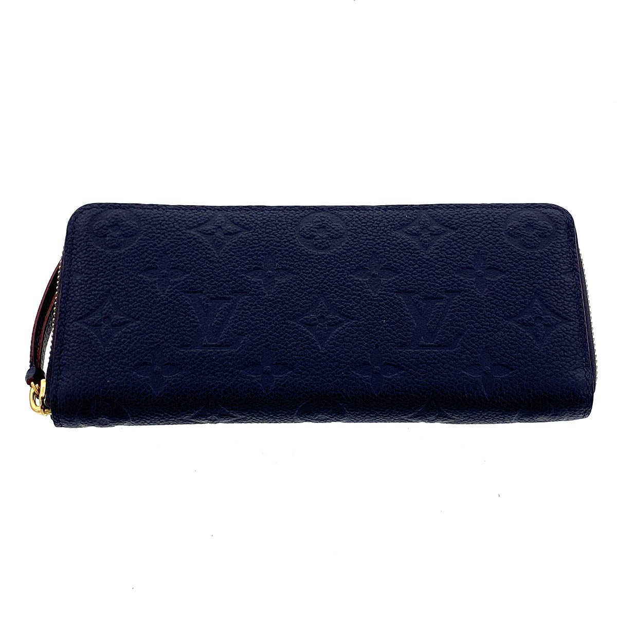 LOUIS VUITTON ルイ・ヴィトン ポルトフォイユ クレマンス 長紙入れ M69415 モノグラムアンプラント 米国海軍  レディース【中古】