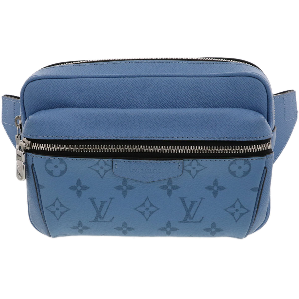 LOUIS VUITTON ルイ・ヴィトン アウトドア バムバッグ 上半身御徒面子 M30748 タイガラマ 青碧  メンズ【中古】