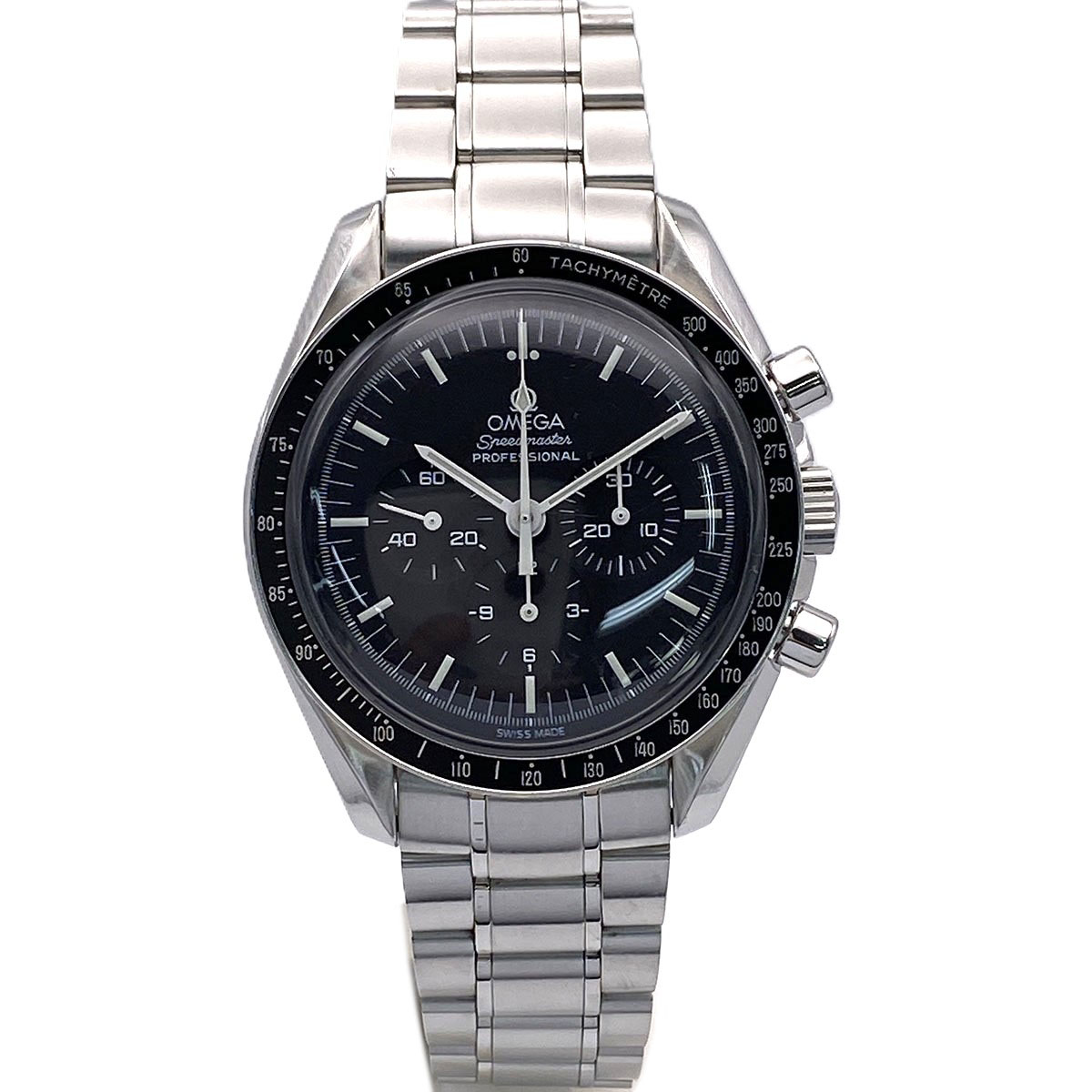 OMEGA オメガ スピードマスター プロフェッショナル 腕時計 3570.50 ステンレススチール シルバー ブラック メンズ【中古】｜PAWNSHOP　ＲｉＺ