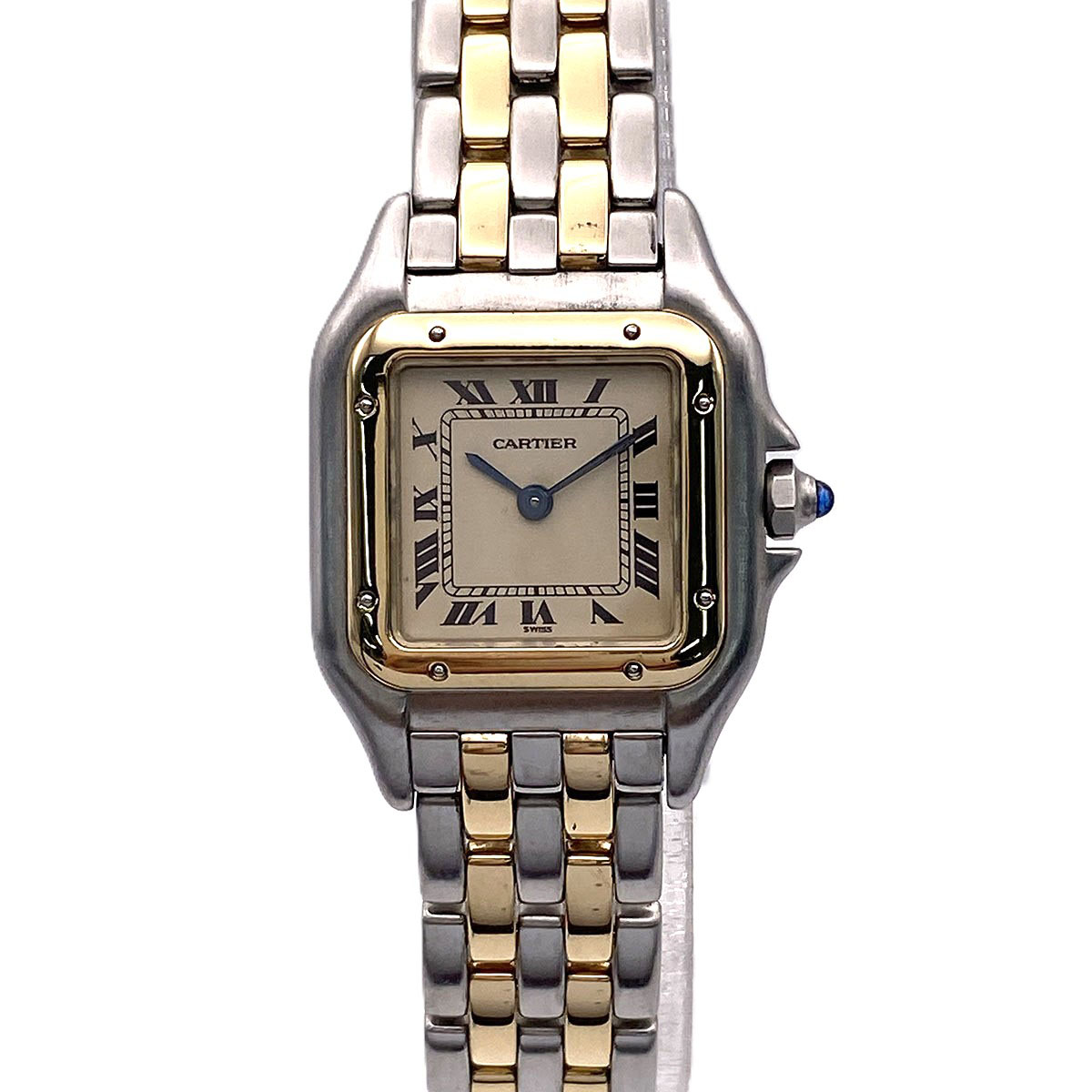 CARTIER カルティエ 食パン尻っ方 SM 2ファースト 18K SS 象牙色 ウオッチ W25029B6 ステンレス鋼スチール写真 K18ゴールド しろがね色 ゴールド 象牙色 石英  レディース【中古】