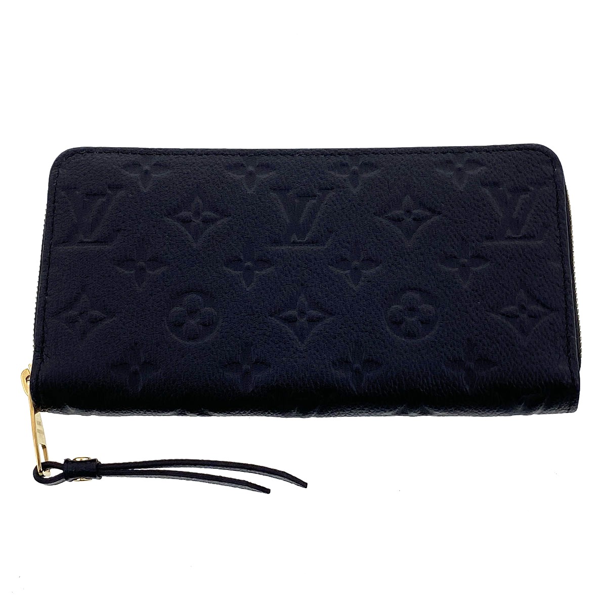 LOUIS VUITTON ルイ・ヴィトン ジッピー ウォレット 長銭入れ M61864 モノグラムアンプラント 黒いこと  レディース【中古】
