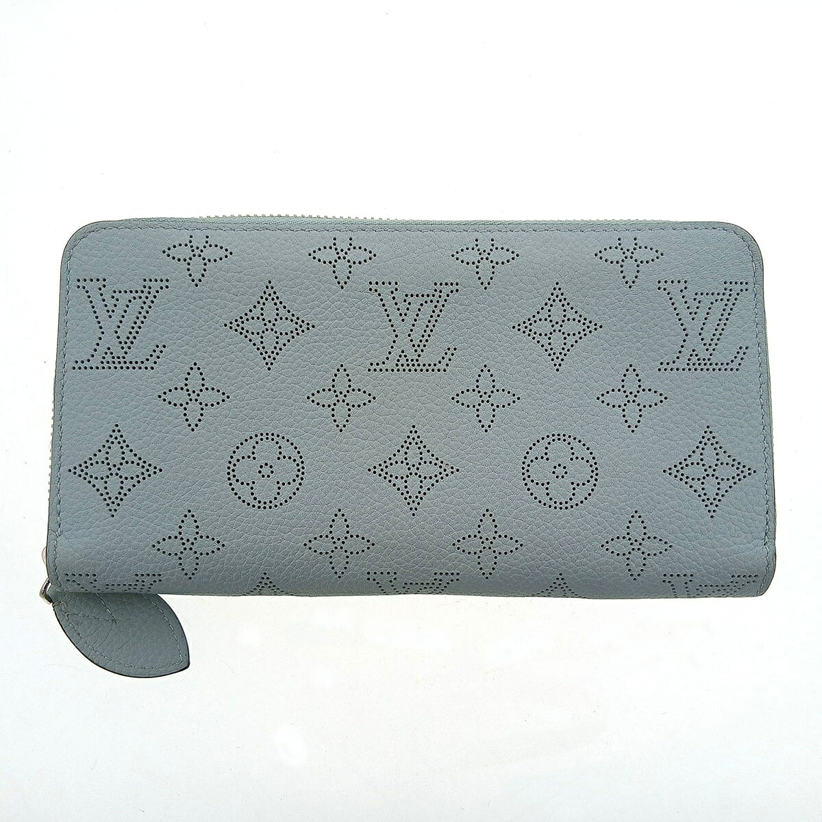 LOUIS VUITTON ルイ・ヴィトン ジッピー ウォレット マヒナ ブルーオランプ 長財布 M81643 モノグラムマヒナ ブルー 水色 レディース【中古】｜PAWNSHOP　ＲｉＺ