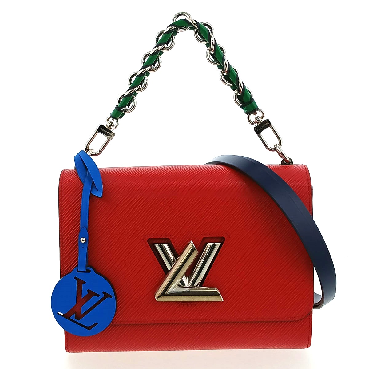LOUIS VUITTON ルイ・ヴィトン 捩じりMM ショルダーバッグ M50523 エピレザー 赤いこと  レディース【中古】