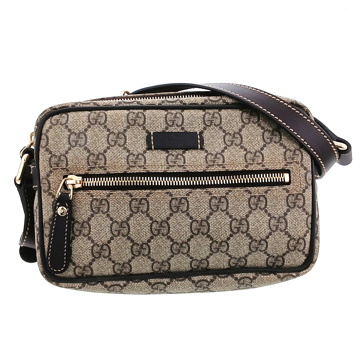 GUCCI グッチ GGインプリメ ショルダーバッグ ショルダーバッグ 201447 PVC上塗り帆布 ベージュ  レディース【中古】