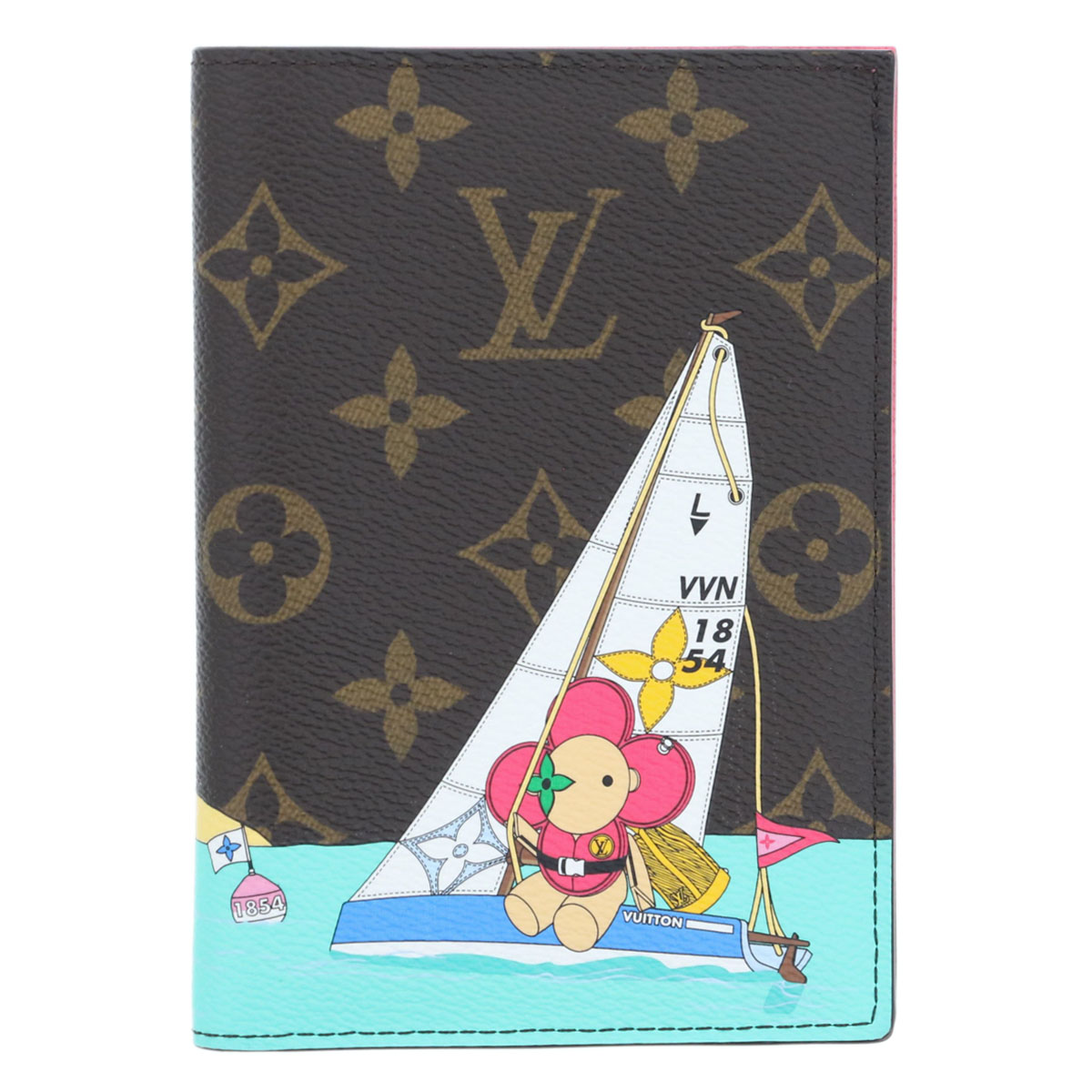 LOUIS VUITTON ルイ・ヴィトン モノグラム セーリング ヴィヴィエンヌ クーベルテュール・パスポール パスポートケース M82625 ブラウン ユニセックス【中古】｜PAWNSHOP　ＲｉＺ