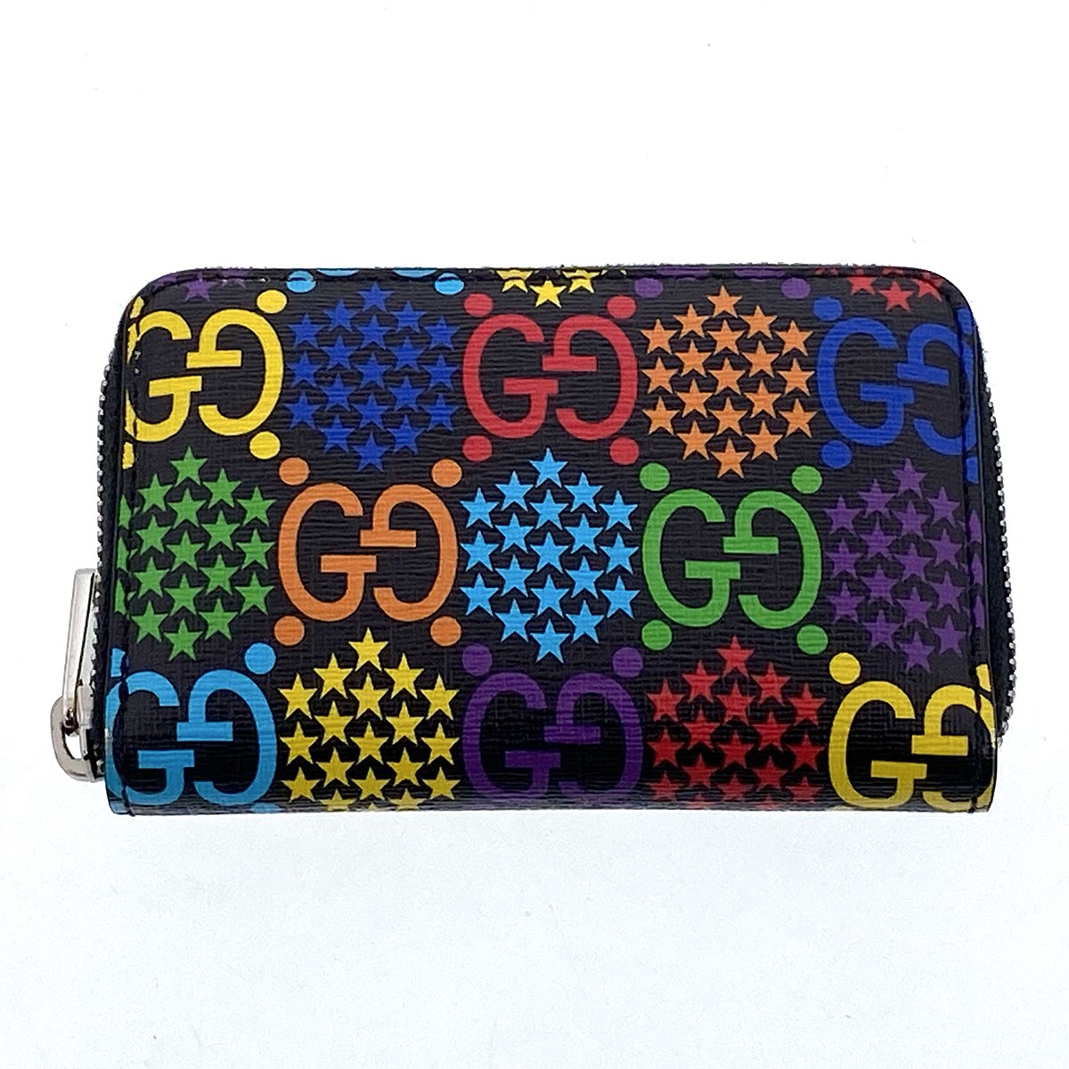 GUCCI グッチ GGサイケデリック 歌留多容れもの コインケース 601095 GGサイケデリック 黒いこと マルチ色つや  メンズ【中古】