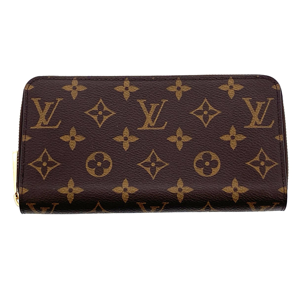 LOUIS VUITTON ルイ・ヴィトン モノグラム ジッピー ウォレット 長財布 M41895 モノグラム ブラウン フューシャ レディース【中古】｜PAWNSHOP　ＲｉＺ
