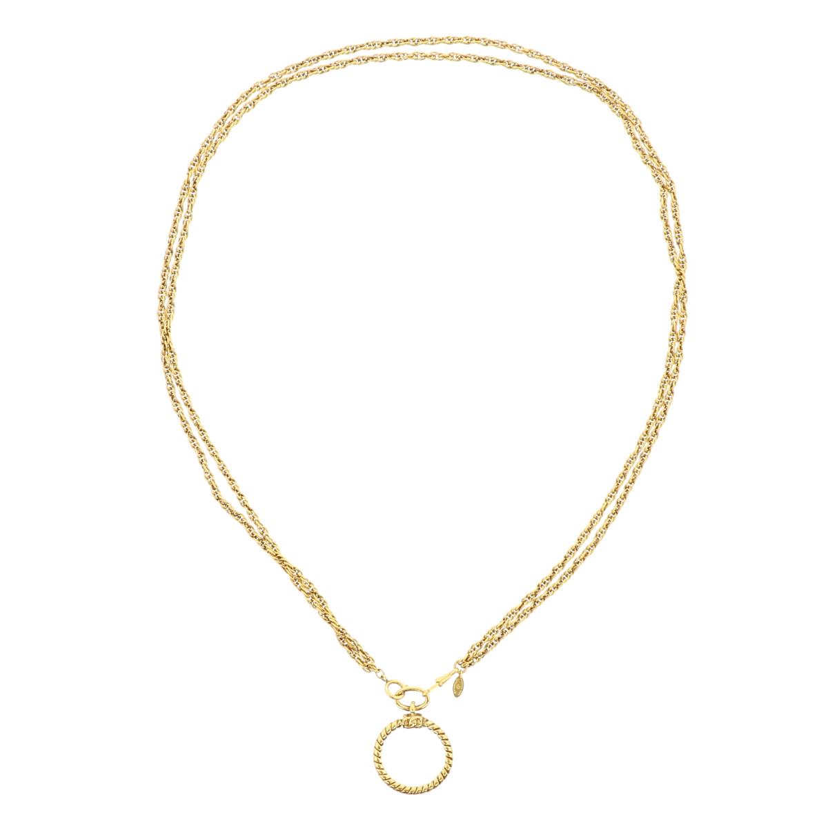 即年代差出す 水曜お休み日 木曜発送 中古 オススメ Ri Chanel シャネル 商品名宝飾品 首飾 シャンデリヤ 首飾り Gold ゴールド 即日発送 水曜定休日 木曜発送 中古 オススメ ラッピング無料 添え物 Chanel シャネル ヴィンテージ ルーペ ネックレス ゴールド ブランド