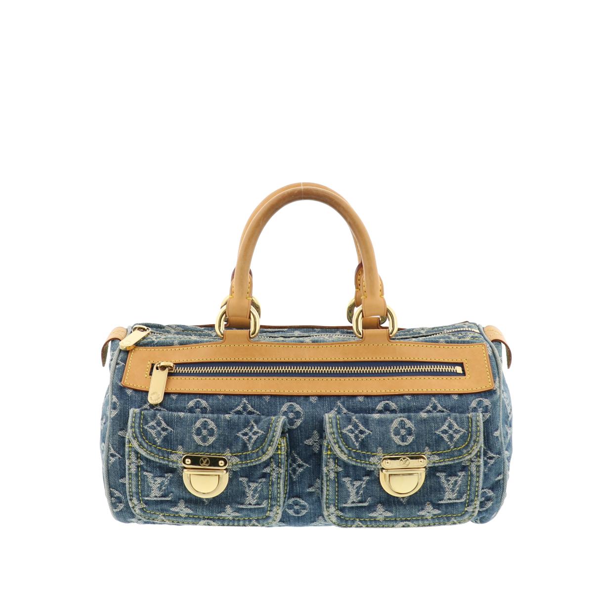 即日曜日出師 水曜お休み日 木曜発送 中古 Ri Louis Vuitton ルイヴィトン 鞄 ハンドバッグ Monogram Denim Blue モノグラムデニム 青碧 M Used B 即日発送 水曜定休日 木曜発送 中古 ラッピング無料 Louis Vuitton ヴィトン ネオスピーディ M モノグラムデニム