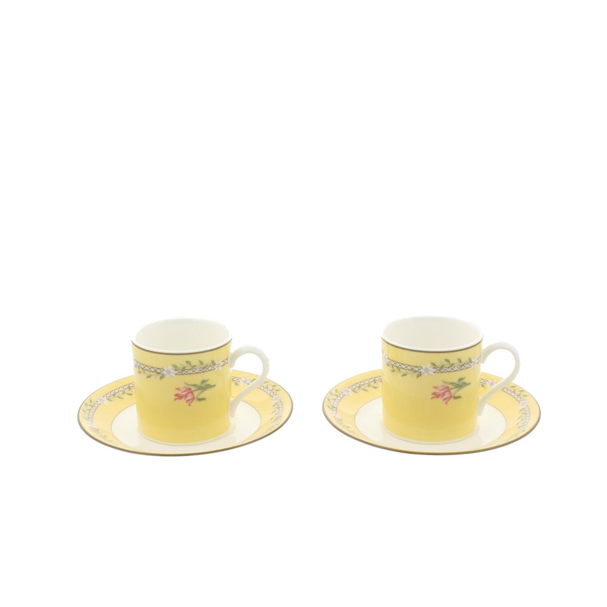 楽天市場 最終値下げ品 中古 Tiffany Co ティファニー ティーカップ セット カップ ソーサー Yellow イエロー Pink Tulip ピンク チューリップ Used A Pawnshop ｒｉｚ