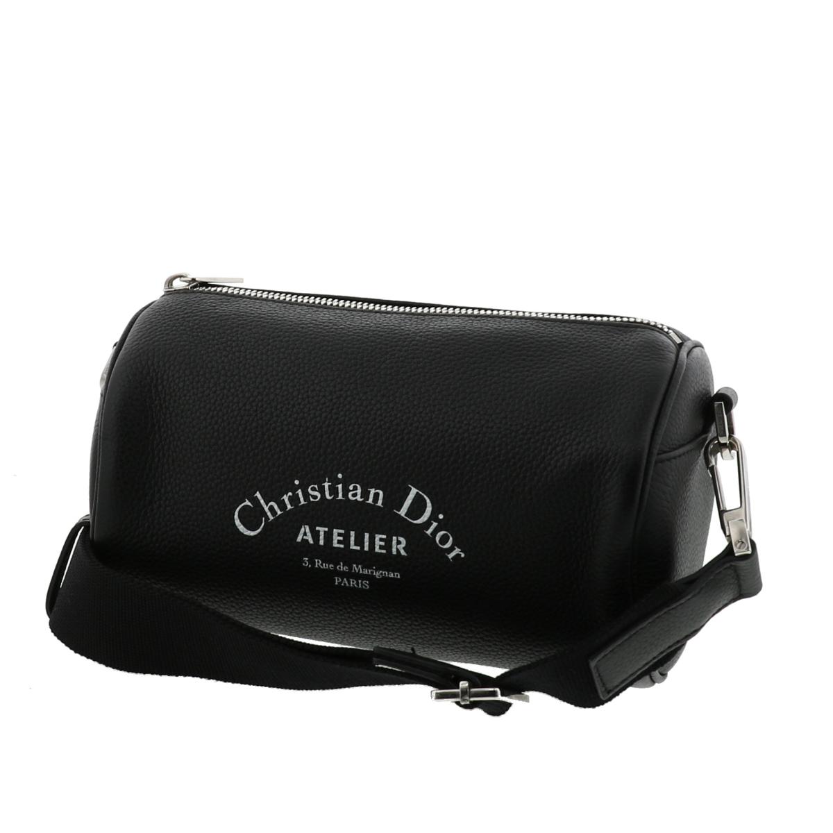 Sale 中古 Christian Dior クリスチャンディオール 制作室 うねりカバン Dior Homme ディオールオム バッグ 肩口 胴部 バッグ Black 黒奴 Atelier 1atpo061 Used A Musiciantuts Com