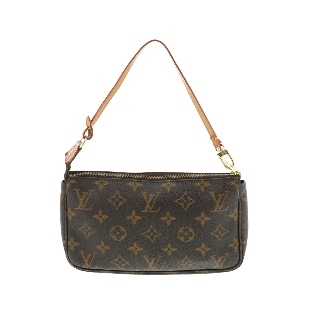 中古 Louis Vuitton ルイヴィトン ポシェット アクセソワール 袋 車寄せ モノグラム Monogram M Naturistaalfonso Com