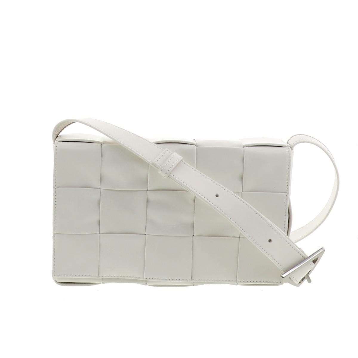 中古 Bottega Veneta ボッテガヴェネタ バッグ ショルダー メッセンジャーバッグ White 667298 Used B Deerfieldtwpportage Com