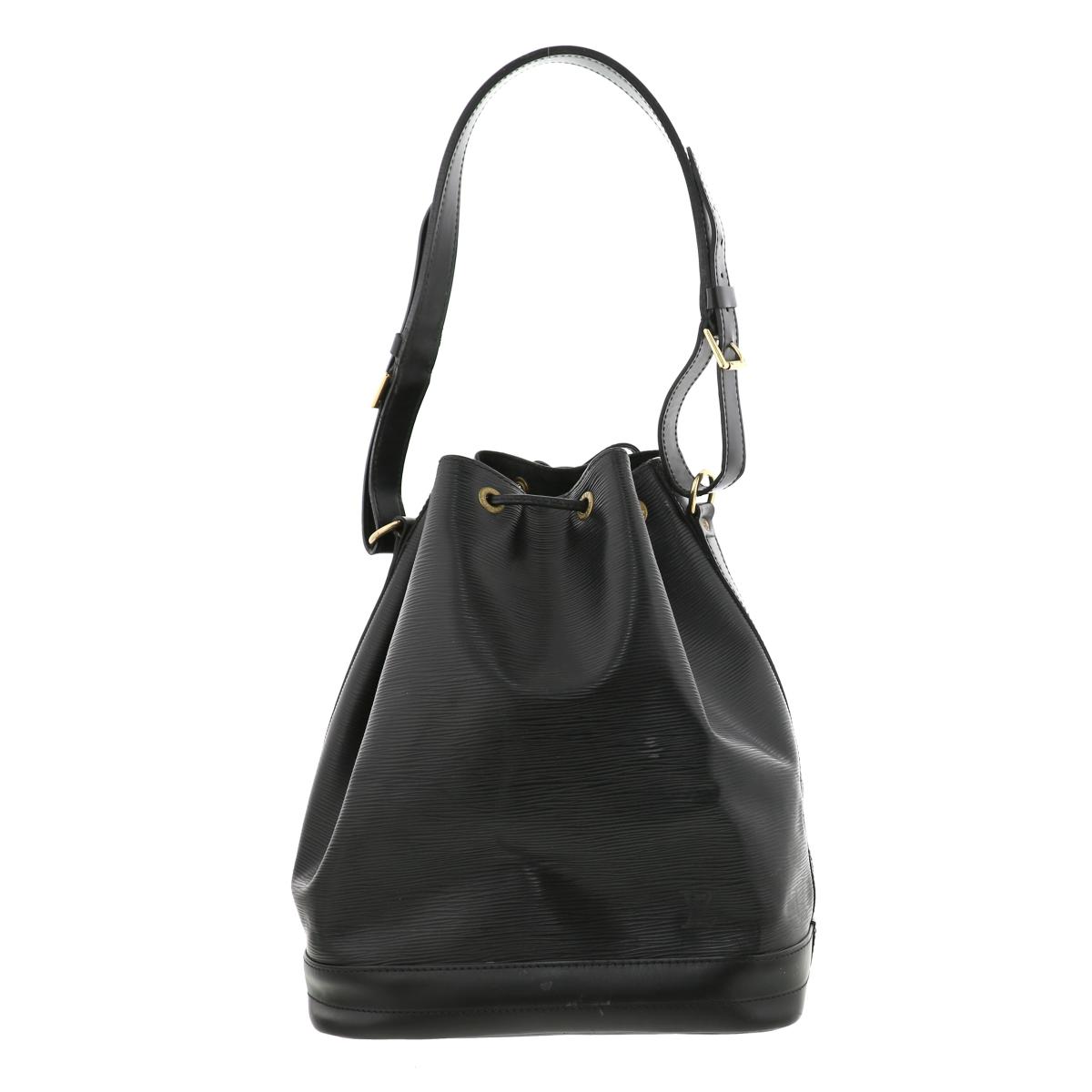 LOUIS VUITTON (ルイヴィトン) ノエ バッグ 巾着 バニティ パーティバッグ Epi Noir Black M59002 used:B