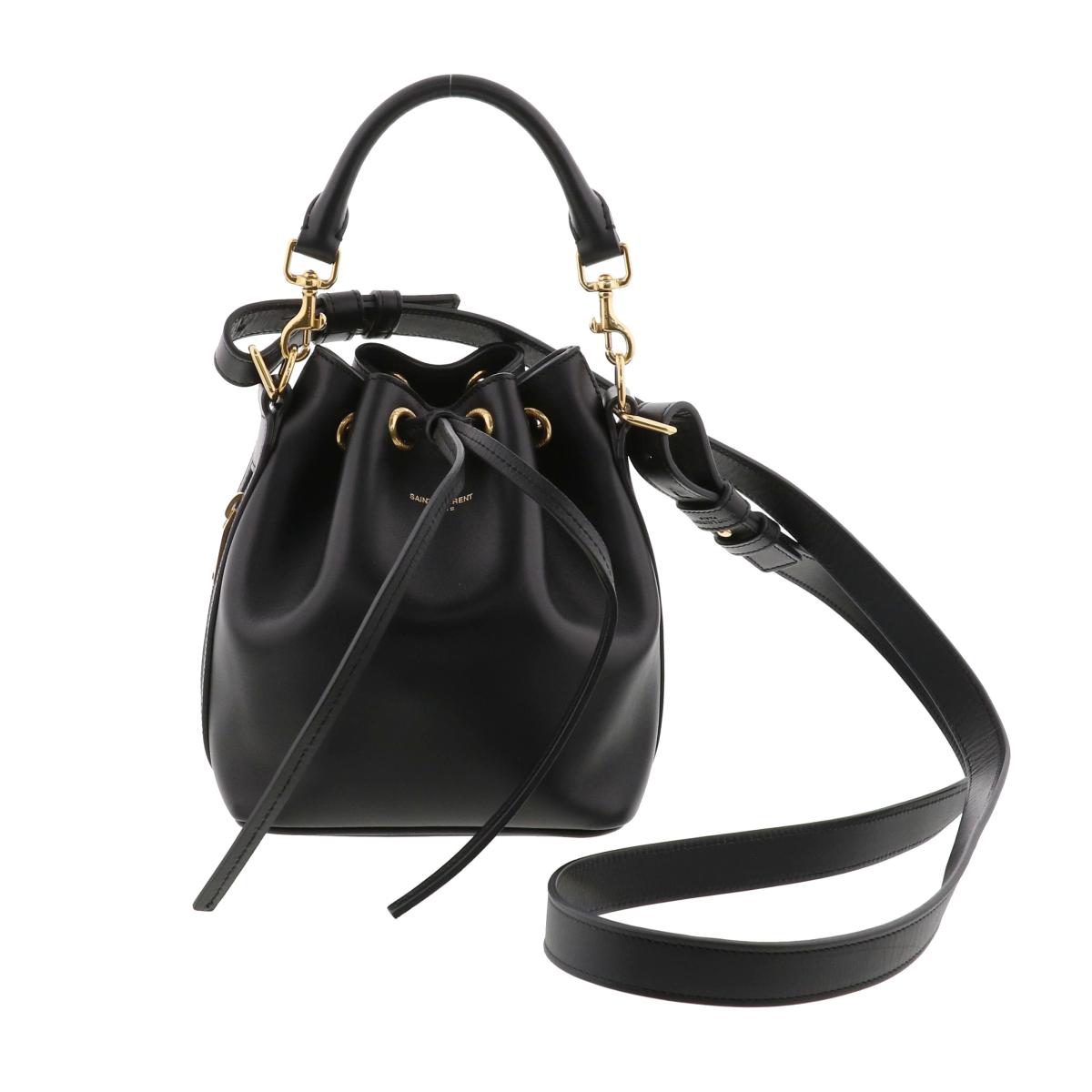 SAINT LAURENT ショルダーバッグ ブラック Yves Saint Laurent イブサンローラン ショルダーバッグ