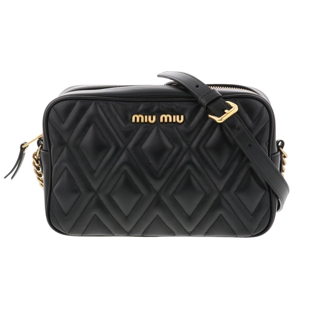 1-3日でお届け◆送込【MIU MIU】5BP045*レザー*ショルダーバッグ 楽天市場】miumiu（ミュウミュウ）チェーンショルダーバッグ