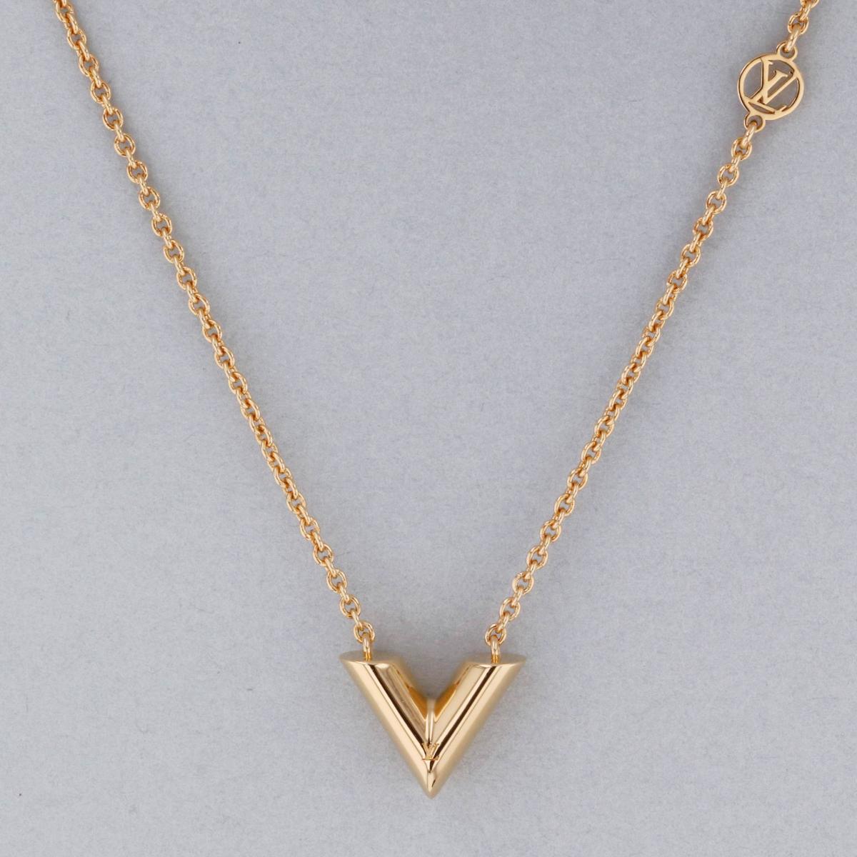 LOUIS VUITTON ルイヴィトン VVV トリプルV ネックレス LOUIS VUITTON 送料無料 ルイヴィトン トリプルV ネックレスVVV