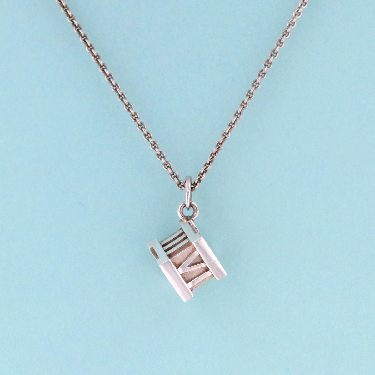 美品 TIFFANY ティファニー アトラスバー ラバーネックレス 楽天市場】ティファニー アトラス バー ラバー ネックレス ペンダント