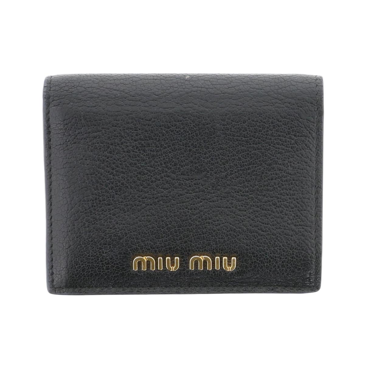 楽天市場】miu miu ミュウミュウ サイフ・小物 二つ折財布