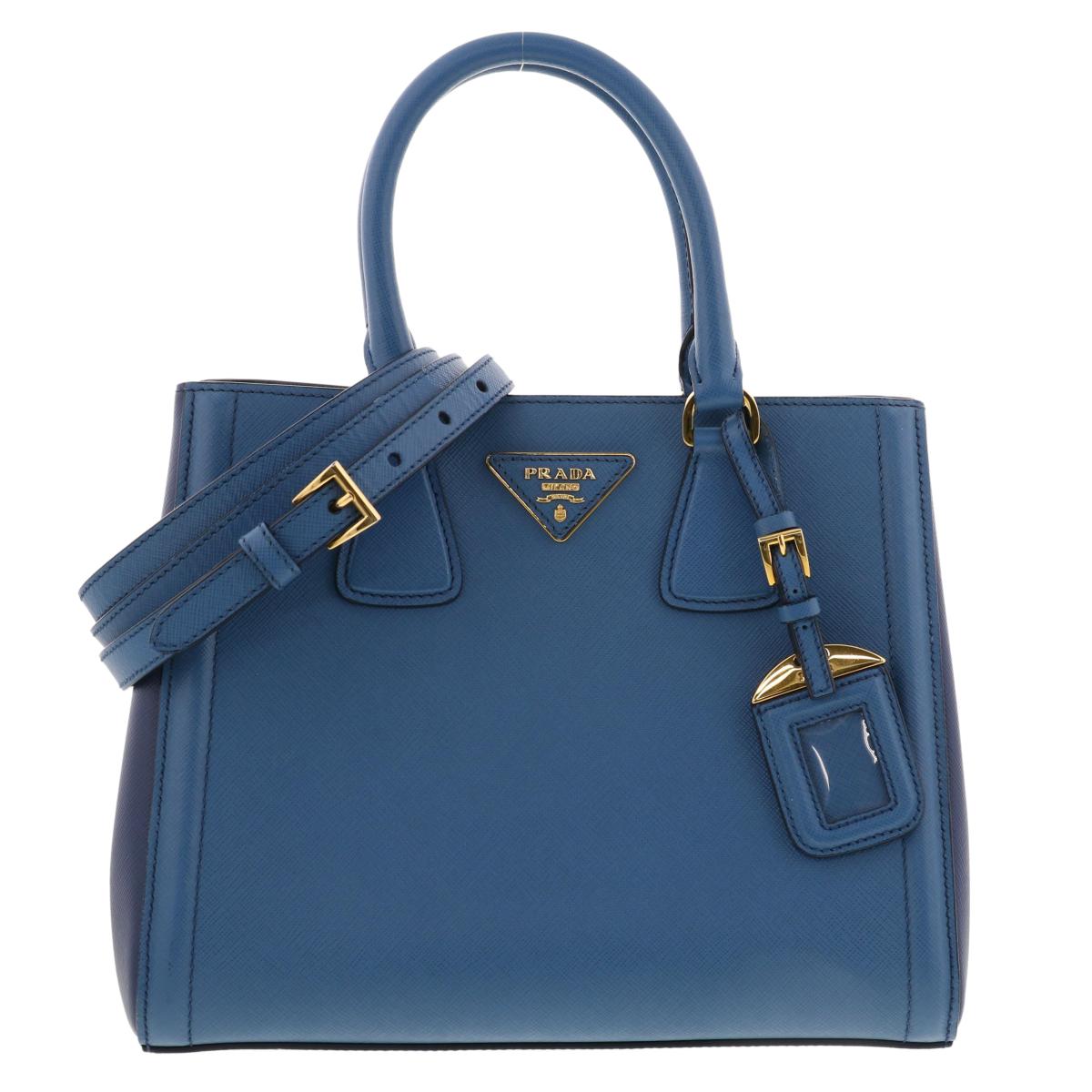 正規店購入/PRADA ショルダーバッグ BL0837 ギャランティカードあり PRADA プラダ プロムナード サフィアーノ ショルダーバッグ