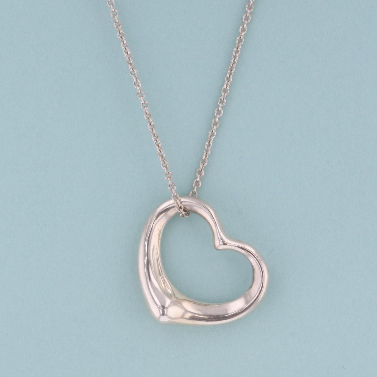 新品未使用　Tiffany　5オープンハートネックレス TIFFANY&Co. （新品仕上げ済）ティファニー TIFFANY オープン