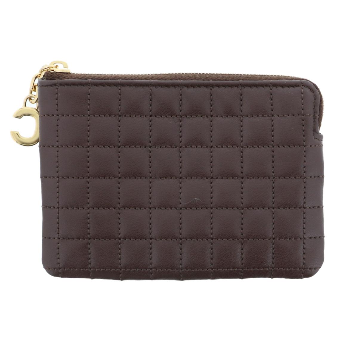 楽天市場】セリーヌ CELINE コインケース ポーチ ブラウン レディース