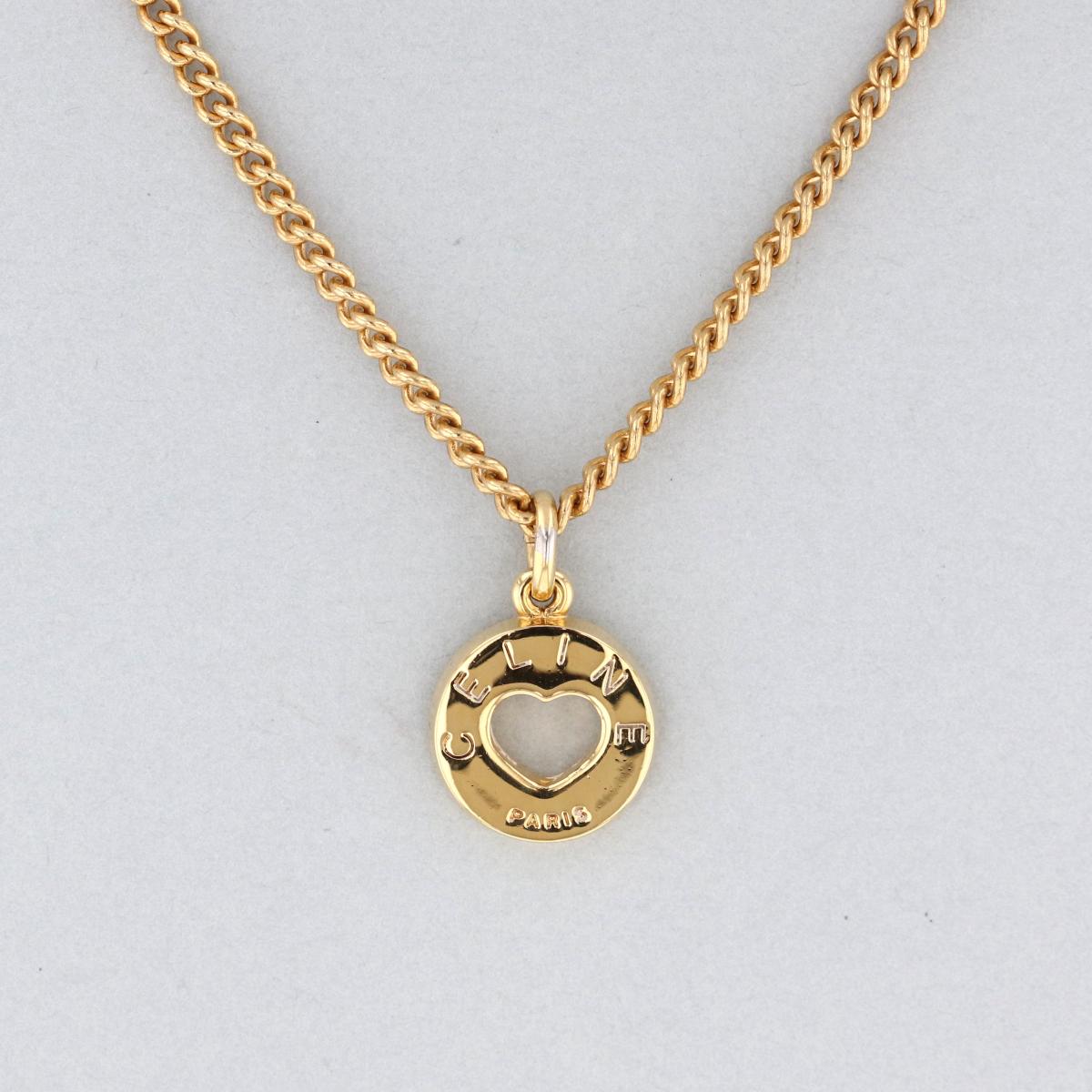 美品❤️‍/セリーヌ ネックレス CELINE(セリーヌ) / セリーヌ/ネックレス/ゴールド/トップ有