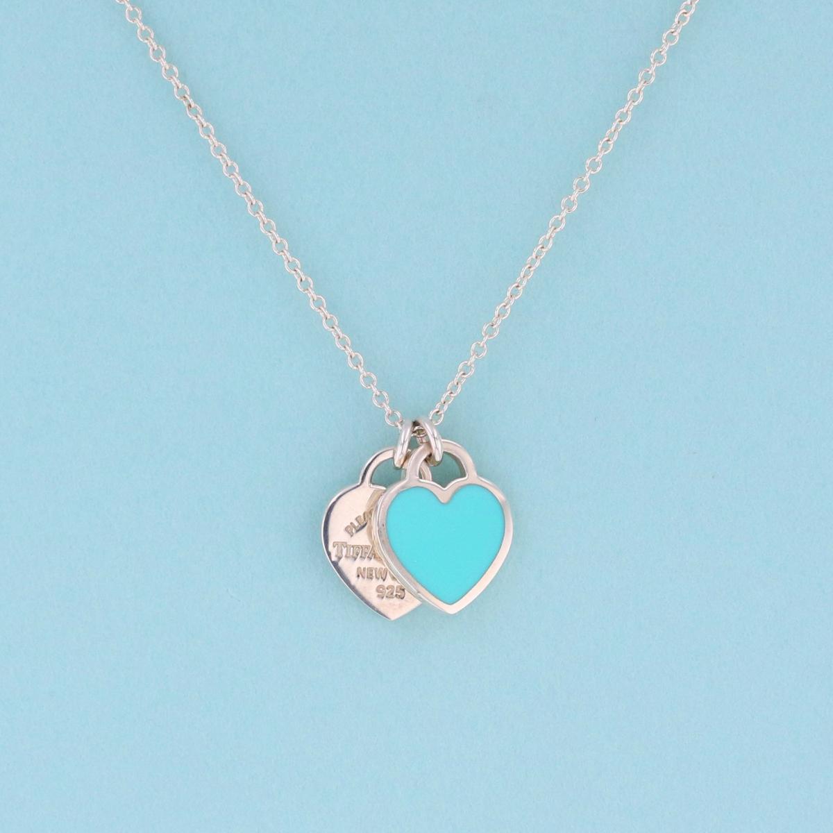 楽天市場】ティファニー TIFFANY ＆ Co. ダブル ハート タグ