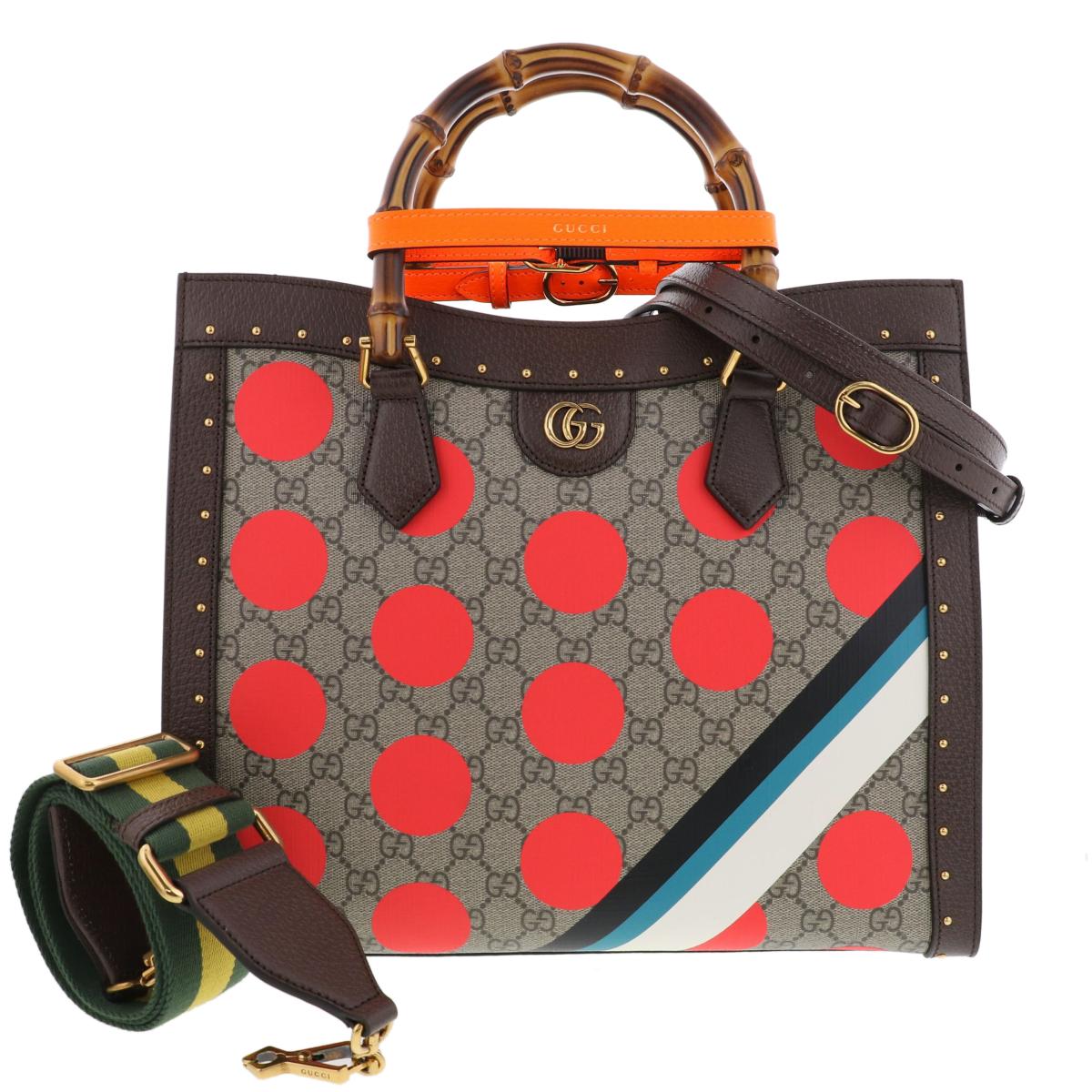 【美品】 GUCCI グッチ ダイアナ バンブー トートバッグ スエード グッチ“バンブーハンドル”の「グッチ ダイアナ」バッグ新作