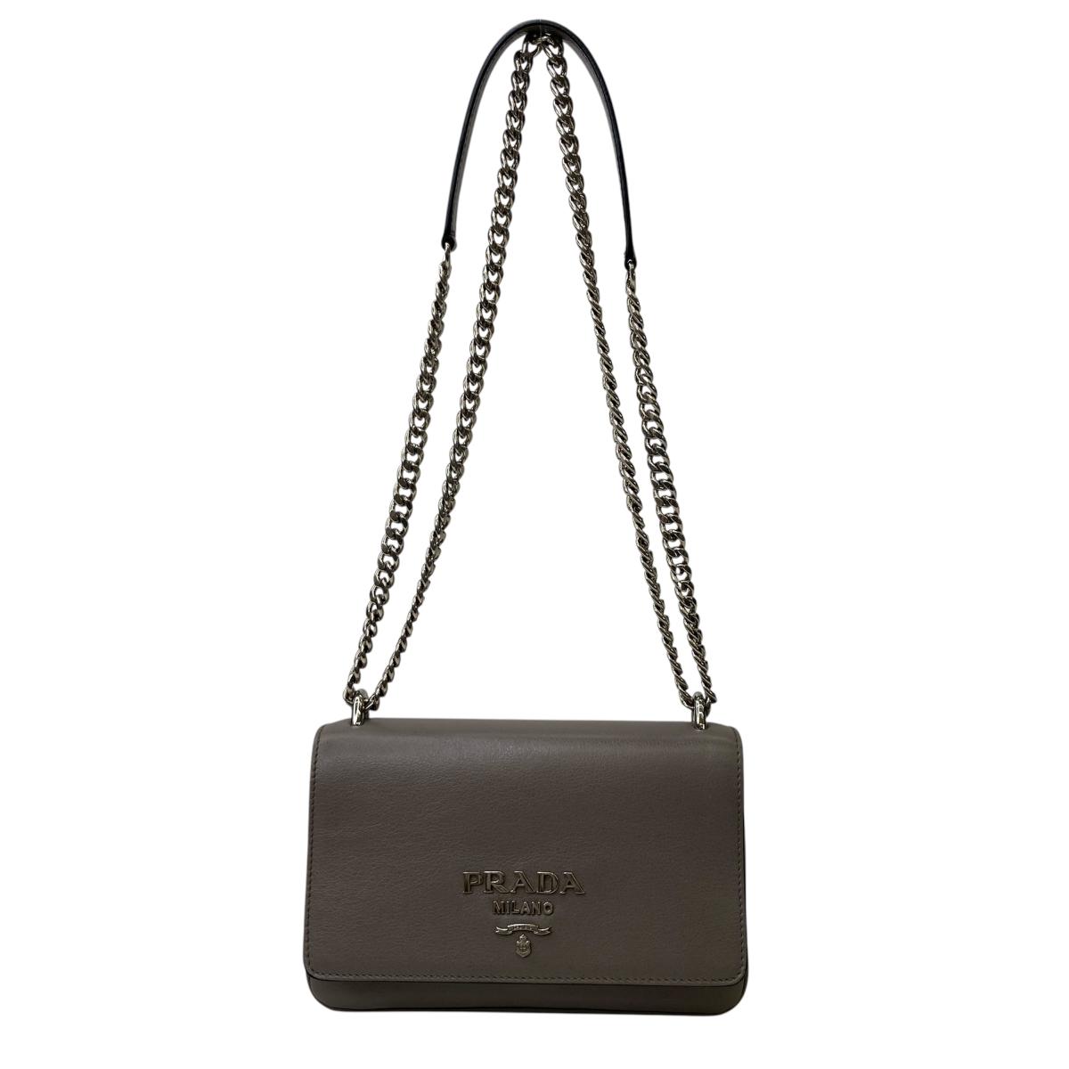 楽天市場】【バッグ】PRADA プラダ GLACE CALF ショルダーバッグ ワン