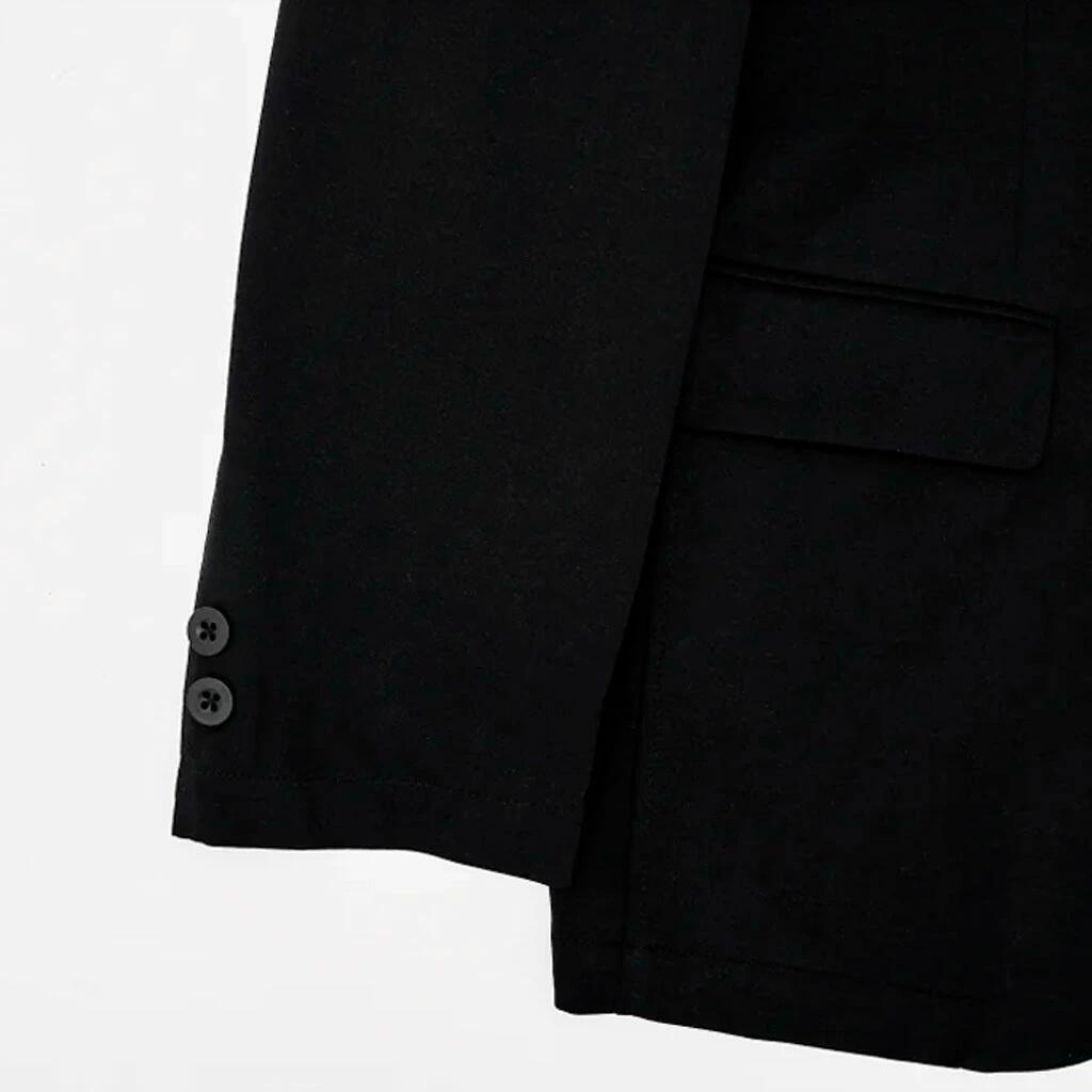 メンズ スーツ セット チョコザップ 動けるスーツ 黒 カジュアル