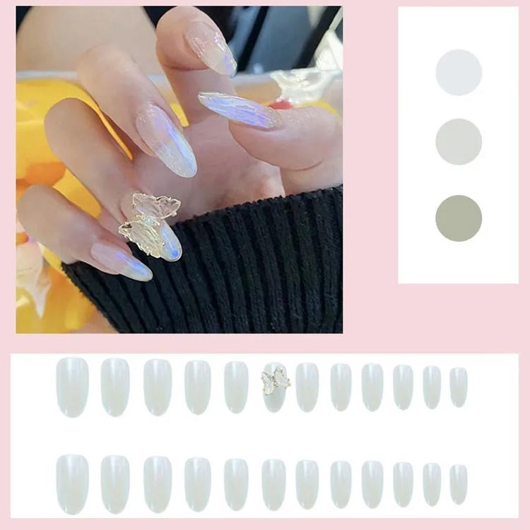 ネイルシール ジェルネイルシール 24枚 貼るだけ ネイルステッカー 損傷のない 手の爪 可愛い