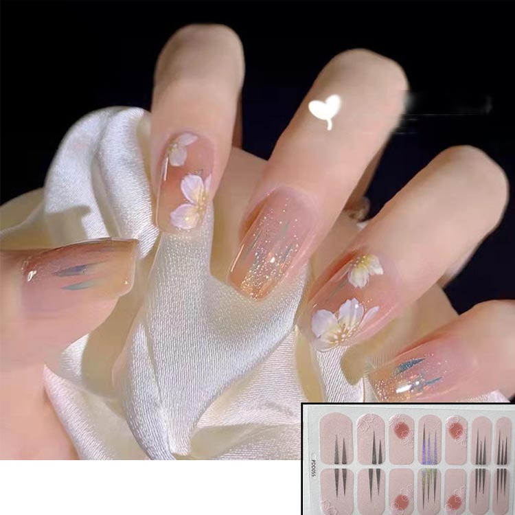 ネイルシール ジェルネイルシール 4種類セット ネイルステッカー 手の爪 貼るだけ 春夏