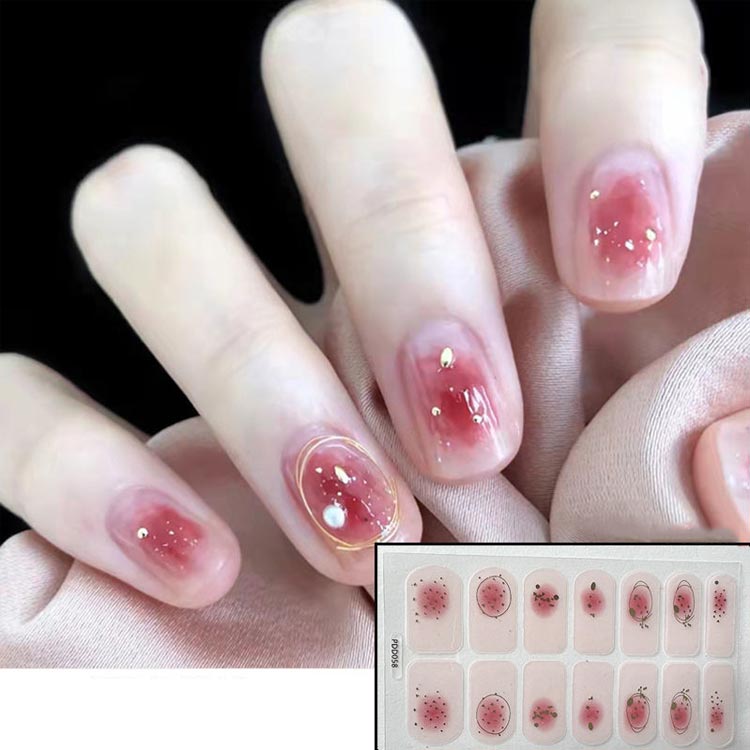ネイルシール ジェルネイルシール 4種類セット ネイルステッカー 手の爪 貼るだけ 春夏