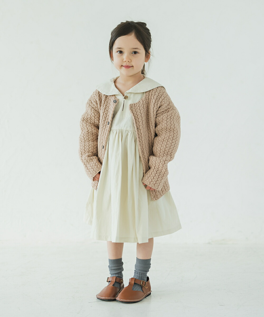 楽天市場 新作 Riziere ピュアコットンセーラーカラーギャザーワンピース キッズ 女の子 90 140 リジェール Palette パレット こども服 子供服 Kids ワンピース 春 秋 冬 ガーリー 長袖 こども 子供 ジュニア ワンピ おしゃれ セーラー 無地 Riziere楽天市場店