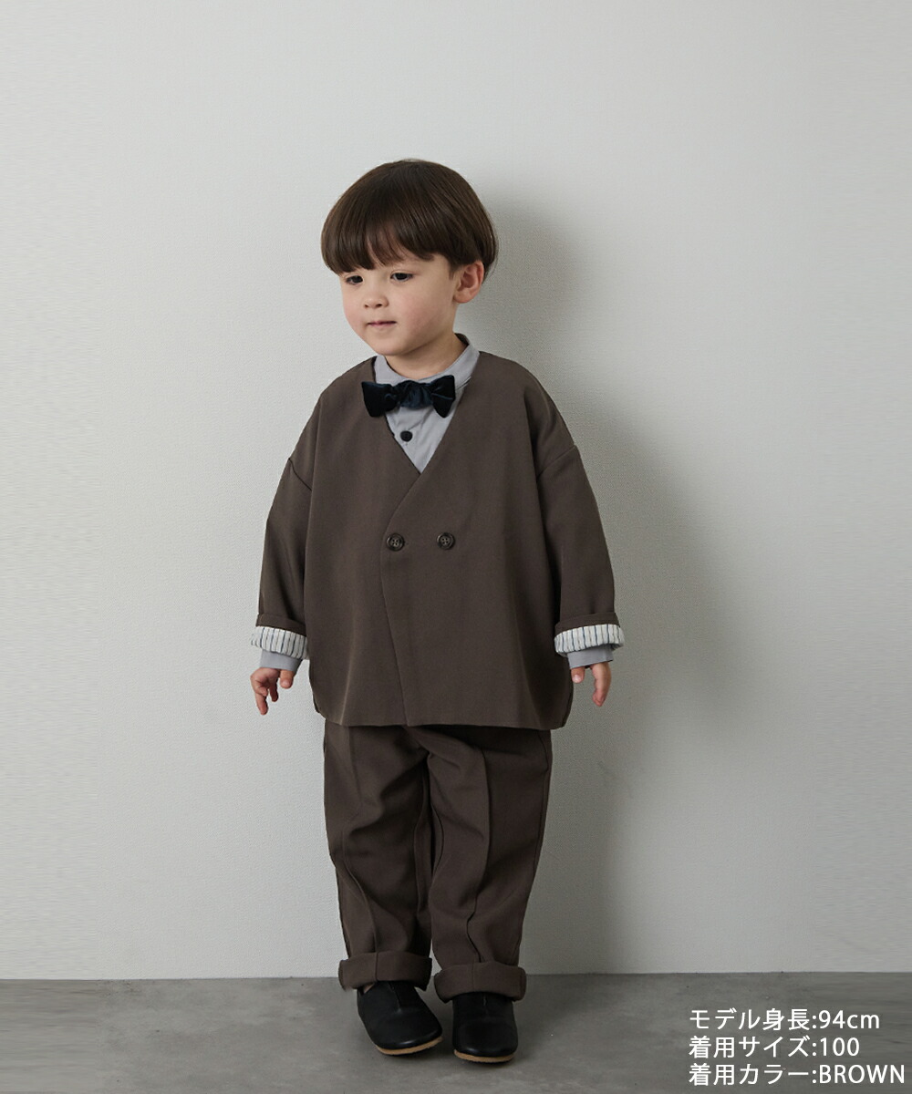 ランキング1位獲得】【riziere】ノーカラージャケット