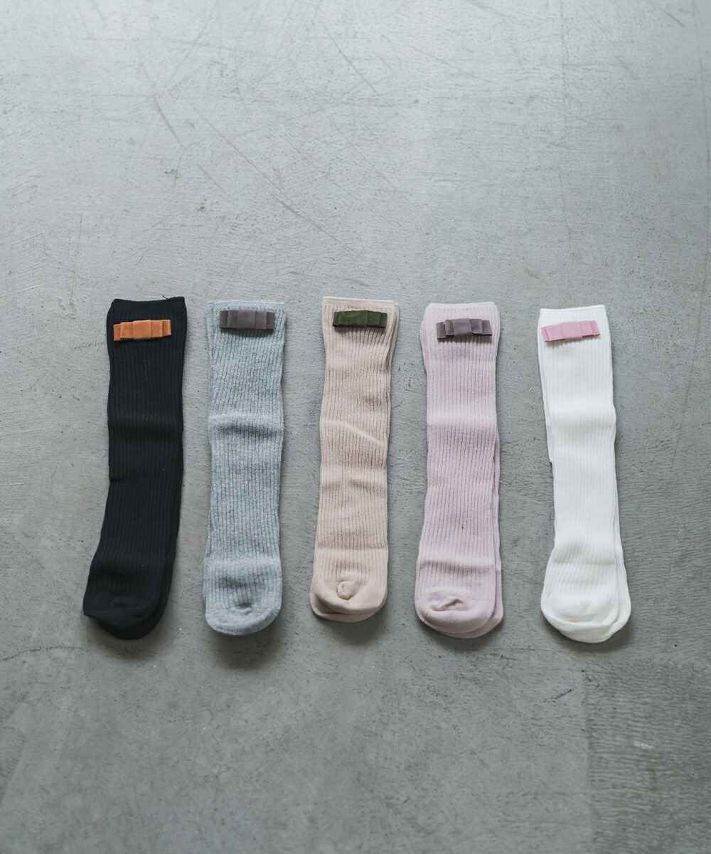 市場 22ss新作 冬 秋 リボンハイソックス 子供 キッズ こども服 女の子 春 Riziere 襟 子ども おしゃれ Kids 可愛い 子供服 夏