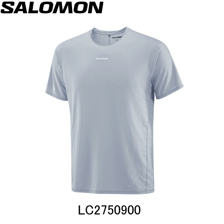 サロモン SALOMON SENSE AERO GRAPHIC 検出 エアロ グラフィク 駈けっくらティーシャツ 半袖 メンズ 成人男性【lc2750900】地面・駈けっくら装置