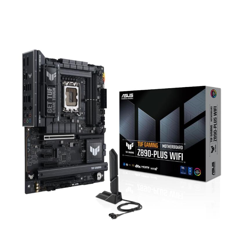 ASUS TUF GAMING Z890-PLUS WIFI intel Core Ultra Processors (series 2) 対応 LGA 1851 Z890 チップセット搭載 DDR5 ATX マザーボード/国内正規品