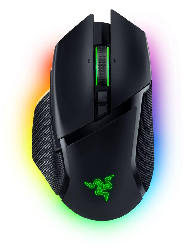 Razer レイザー Basilisk V3 Pro ゲーミングマウス ワイヤレス Bluetooth 無線 接続 Focus Pro 30K オプティカルセンサー 30,000DPI 第 3 世代オプティカルマウススイッチ 高速スクロール可能なチルトホ