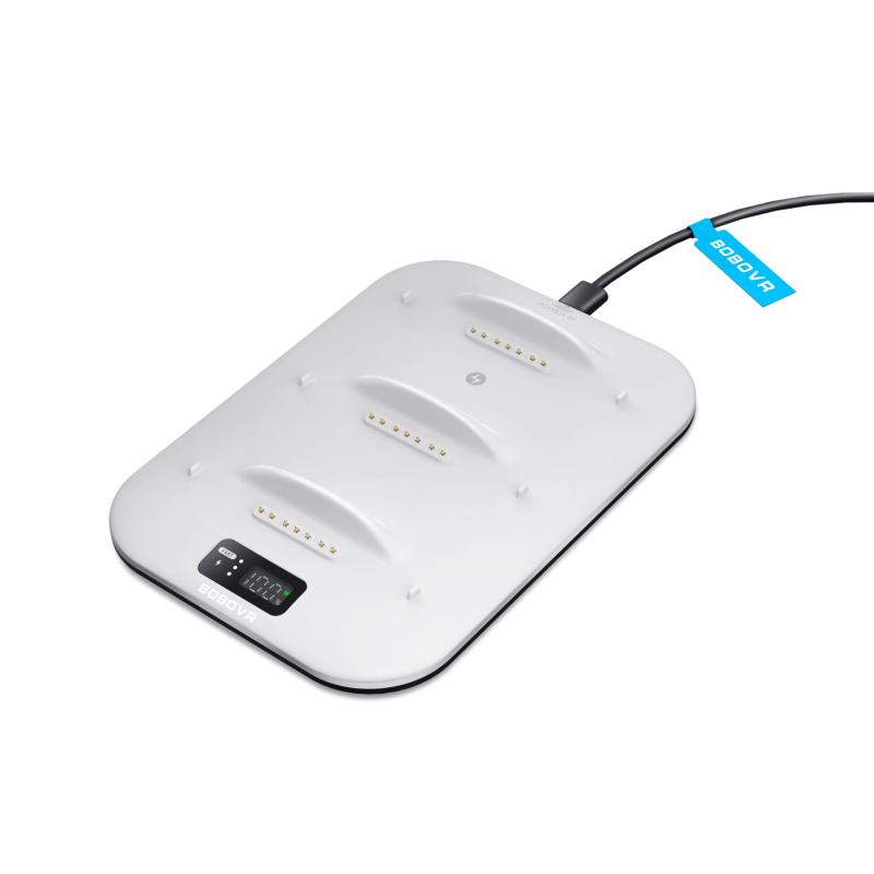 BOBOVR BD3充電ドック、3*B100、30W電力、わずか1時間で0-80%の急速充電を提供